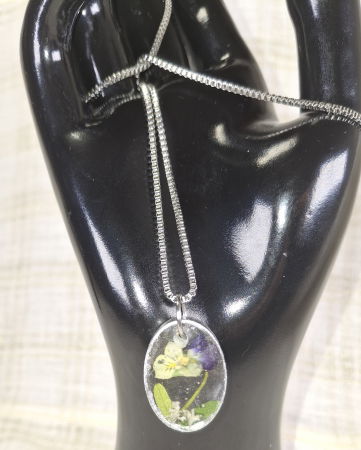 Set lantisor si cercei  'panselute' [5]