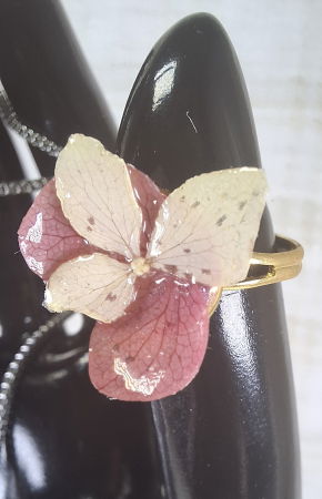 Lantisor si inel  'hortensie' [6]