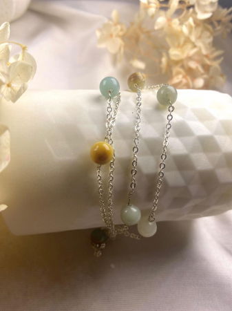 Lanțisor cu pietre de amazonit [1]