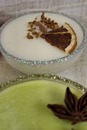 Lumanare craciun parfumata de ceară de soia in sticlă [7]