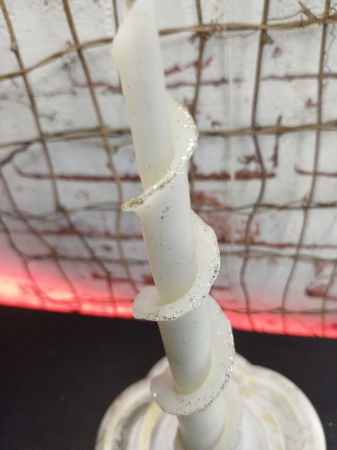 Set decorativ cu lumanare din ceara naturala de albine. [9]