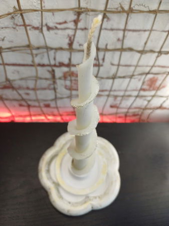 Set decorativ cu lumanare din ceara naturala de albine. [8]