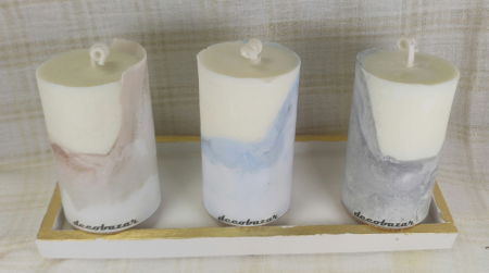 Lumanare parfumata imbracata in ceramica colorata [11]