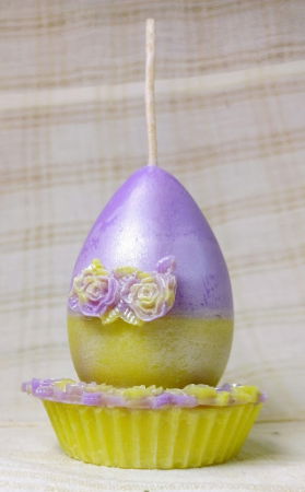 Lumanari " ousoare parfumate ", decor pentru masa de Paste in ambalaj cadou [13]