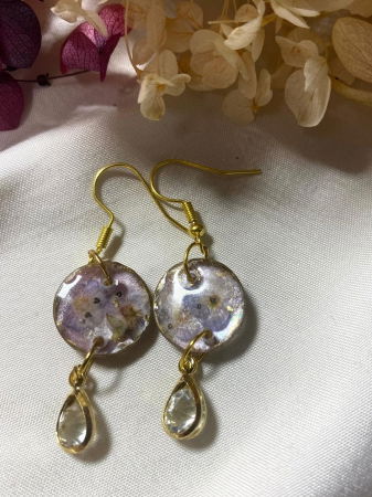 Cercei handmade - Rotund ziconia