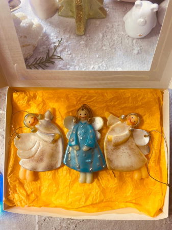 Seturi decorative - Ornamente din ceara parfumata. Set - 3 buc.