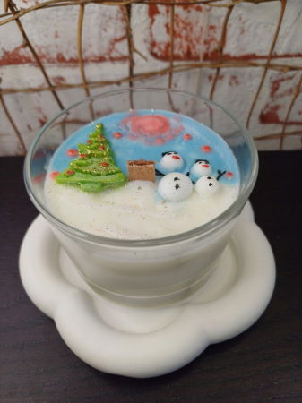 Set decorativ "Peisaj de iarna" plus cadou. [2]