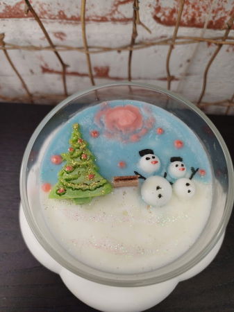 Set decorativ "Peisaj de iarna" plus cadou. [11]