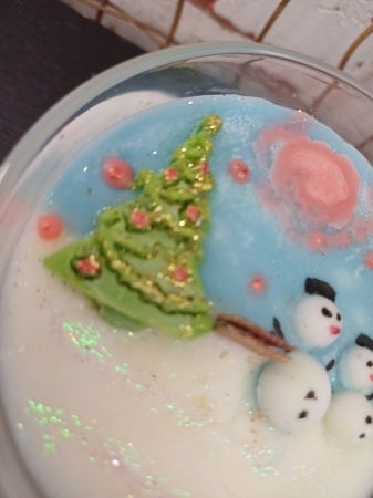 Set decorativ "Peisaj de iarna" plus cadou. [5]