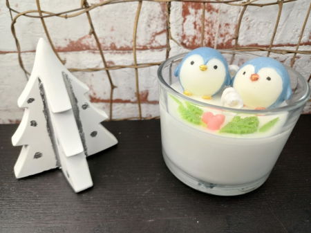 Lumanare parfumata - pinguini - [8]