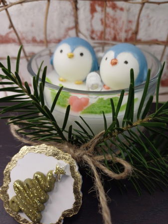 Lumanare parfumata - pinguini - [3]