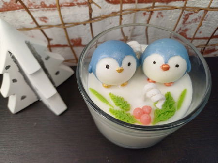 Lumanare parfumata - pinguini - [2]