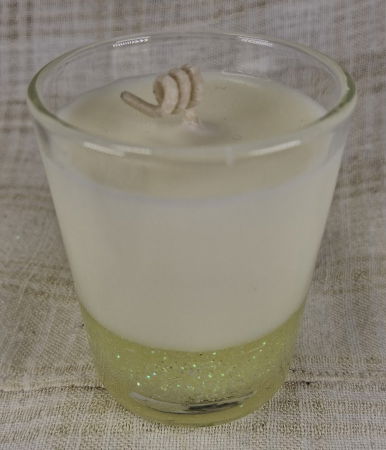 Set decorativ de Craciun - 'Love Santa' - lumanare plus suport din ceramica pictat manual [7]