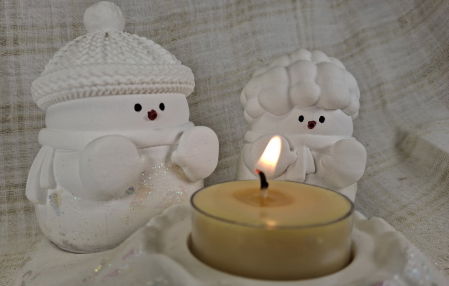 Set decorativ de Craciun - 'Snow Couple' [4]