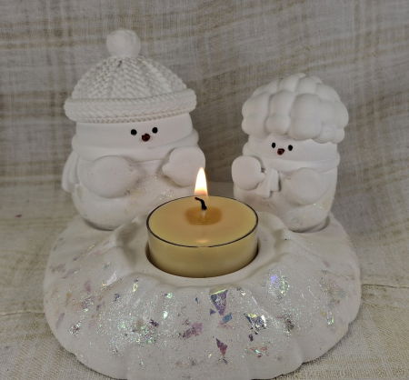 Set decorativ de Craciun - 'Snow Couple' [8]