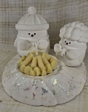 Set decorativ de Craciun - 'Snow Couple' [1]