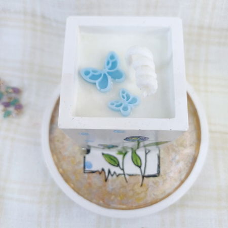 Set decorativ - trandafiri albastri. [1]