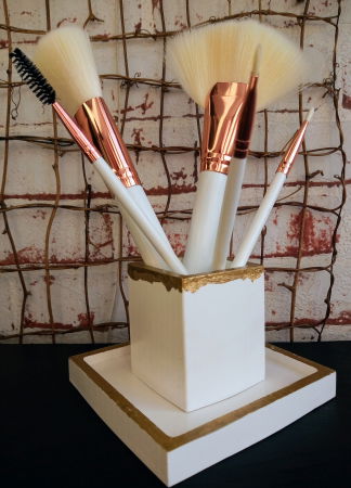 Set  Chic alb/auriu [4]