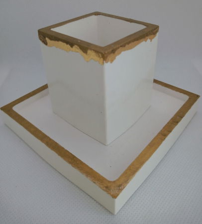 Set  Chic alb/auriu [10]