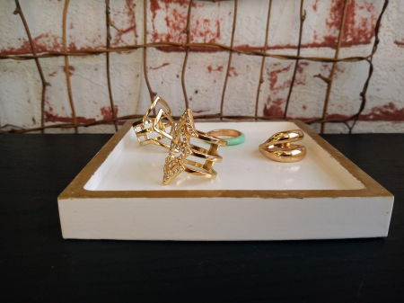 Set  Chic alb/auriu [5]