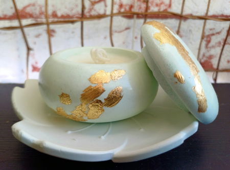 Set  "Macaron" verde menta [2]