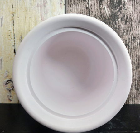 Recipient rotund din ceramica cu capac - handmade [5]