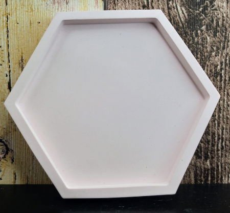 Ceramica handmade - Suport hexagonal din ceramica handmade