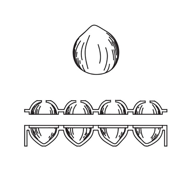 Aluna/Nuca Cocos 3D, Ø5.4xH6 cm - Forma Silicon Monoportii golet, 8 cavitati [3]