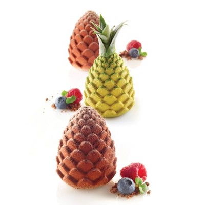 Ananas/Con Brad 3D, Ø6xH7.3 cm - Forma Silicon Monoportii, 5 cavitati [2]