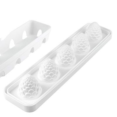 Ananas/Con Brad 3D, Ø6xH7.3 cm - Forma Silicon Monoportii, 5 cavitati [4]