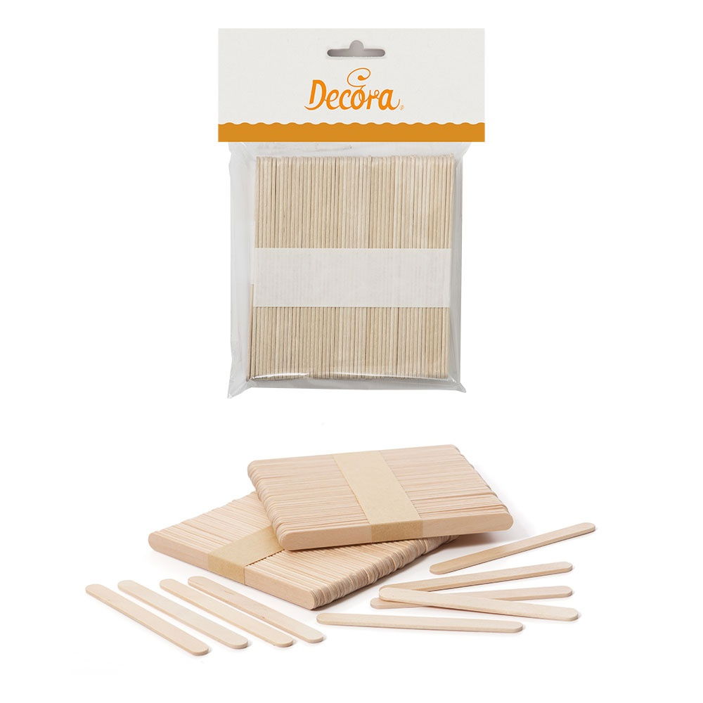 Bastonase Lemn Desert/Inghetata pe Bat, 9.3 x 1 x H 0.2 cm, 100 Buc [1]