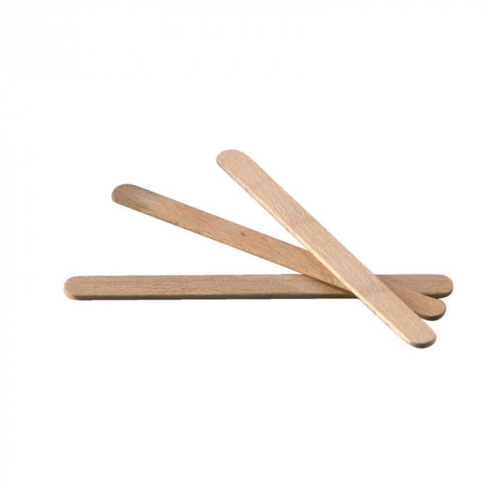 Bastonase Lemn MiniDesert/Inghetata pe bat, 8x2xH72 mm, Set 500 Buc [1]