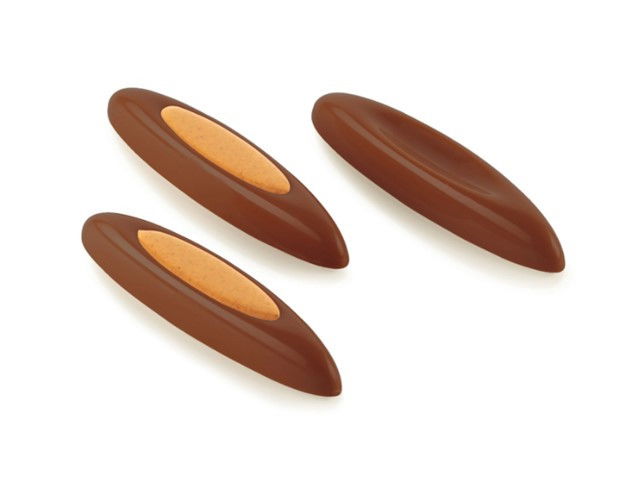 Batoane Ciocolata 11.5 x 2.5 x H 1.5cm - Matrita policarbonat Sogno, 10 cavitati (CH043) [1]