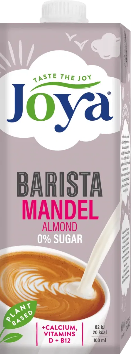 Bautura din Migdale fara zahar, cu vitamina D si B12, Barista Mandel, 1L, Joya [1]