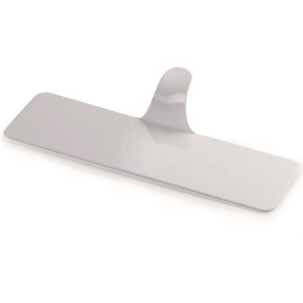 Baza Plastic Prezentare Monoportii, Model Dreptughiular Alb, 13 x 3.8 cm, Set 250 Buc [1]