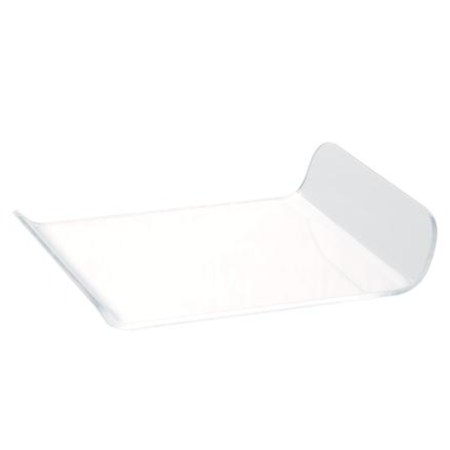 Baza Plastic Prezentare Monoportii, Model Dreptughiular Transparent, 9.7 x 8 x H 2 cm, Set 100 Buc [1]
