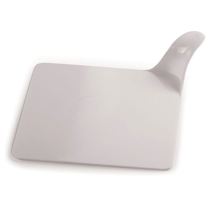 Baza Plastic Prezentare Monoportii, Model Patrat Alb, 8 x 8 cm, Set 250 Buc [1]