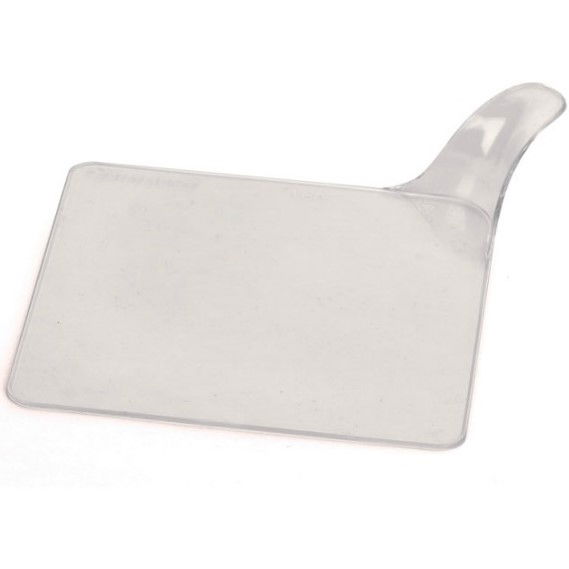 Baza Plastic Prezentare Monoportii, Model Patrat Transparent, 8 x 8 cm, Set 250 Buc [1]