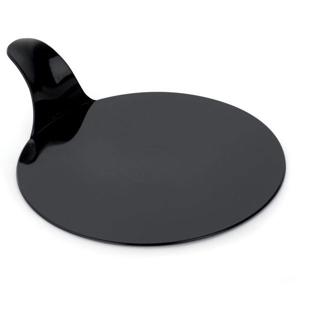 Baza Plastic Prezentare Monoportii, Model Rotund Negru, Ø 8 cm, Set 250 Buc [1]