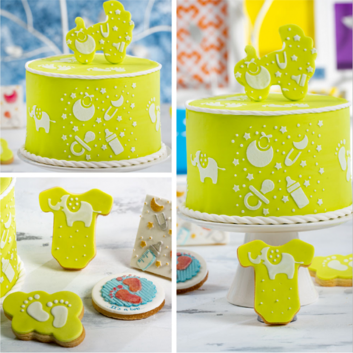 Bebe, Body si Carucior - Decupatoare Plastic Ø 7.5 si 8 x H 2.2 cm, 2 Buc  [2]