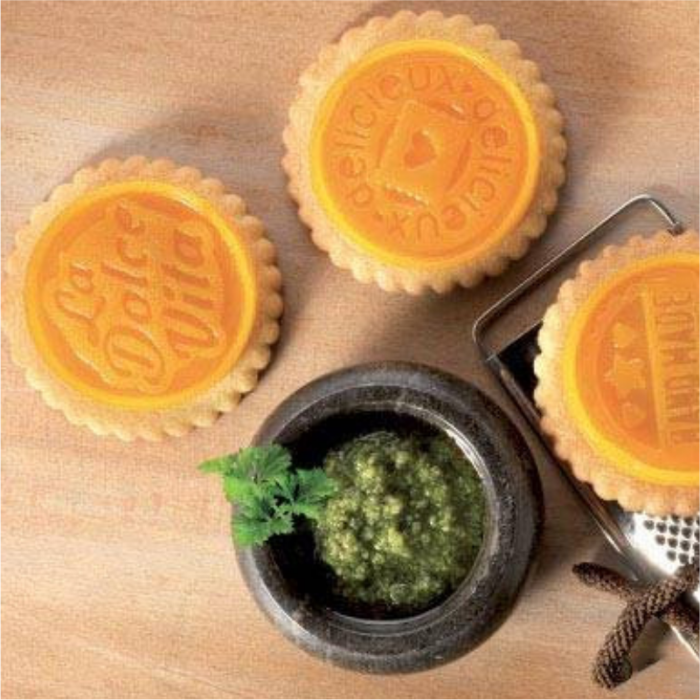 Biscuiti - Decupator Rotund Festonat Ø5.7xH 0.5 cm, Forma Silicon Dolce Vita, 6 cavit. (CKC05) [6]