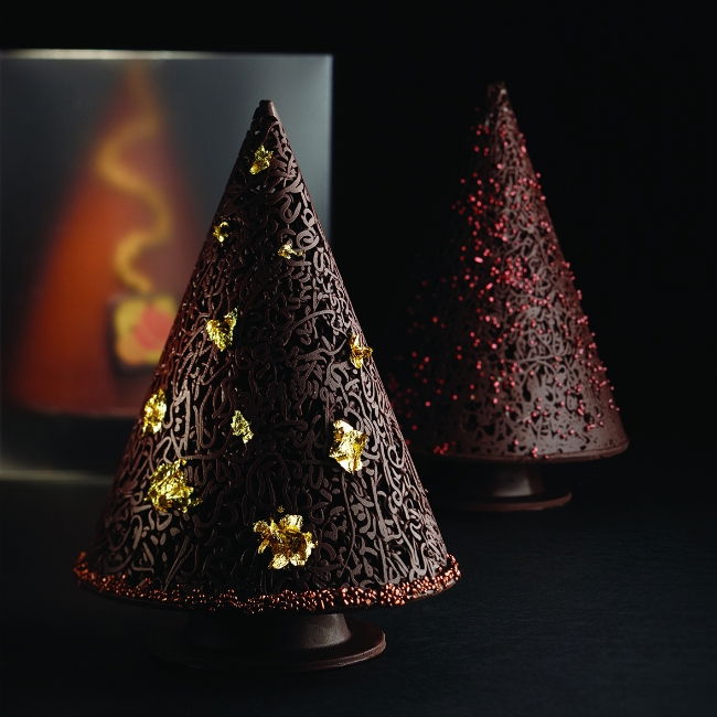 Brad Craciun Conic 3D, Ø11xh16 cm - Kit Matrite Plastic 4 Subiecte [1]