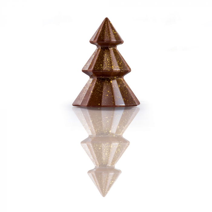 Brad Craciun Stilizat 3D, Ø9.5xh12 cm - Kit Matrite Plastic 4 Subiecte [2]