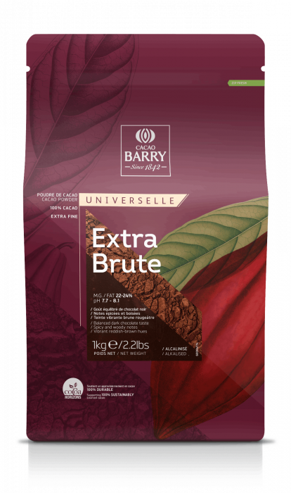 Cacao pudra alcalinizata 22-24%, Extra Brute, 1 kg, Cacao Barry [1]