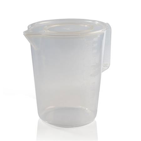 Cana gadata cu Capac Antistropire, Plastic Robust si Transparent, 6 Litri [1]