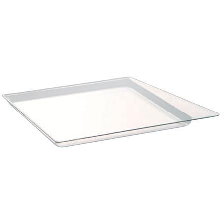 Capac Caserola / Baza Produse, Plastic Transparent, 11.8 x 10 x H 0.6 cm, Set 50 Buc [1]