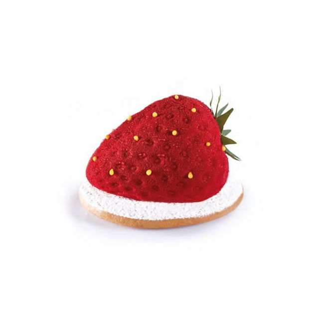 Capsuna 3D, 7.1x5.4xH4.6 cm - Forma Silicon Monoportii Forcone, 20 cavitati [1]