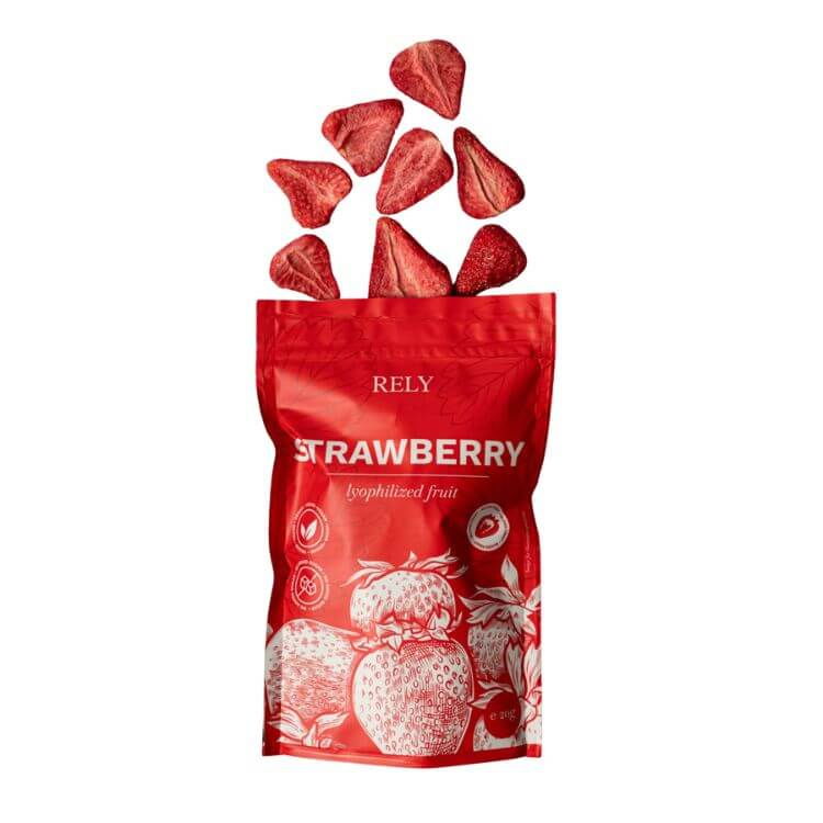 Capsuni Liofilizate Felii 18g – Gust intens, natural si crocant [1]