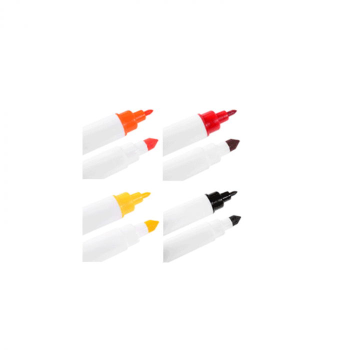 Carioca Decor Culori Mixte, 2 Capete Scriere Subtire / gos, Set 8 buc [3]