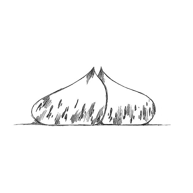 Castana 3D, Ø18xH7.1 cm - Forma Silicon Tort 3D golet [3]